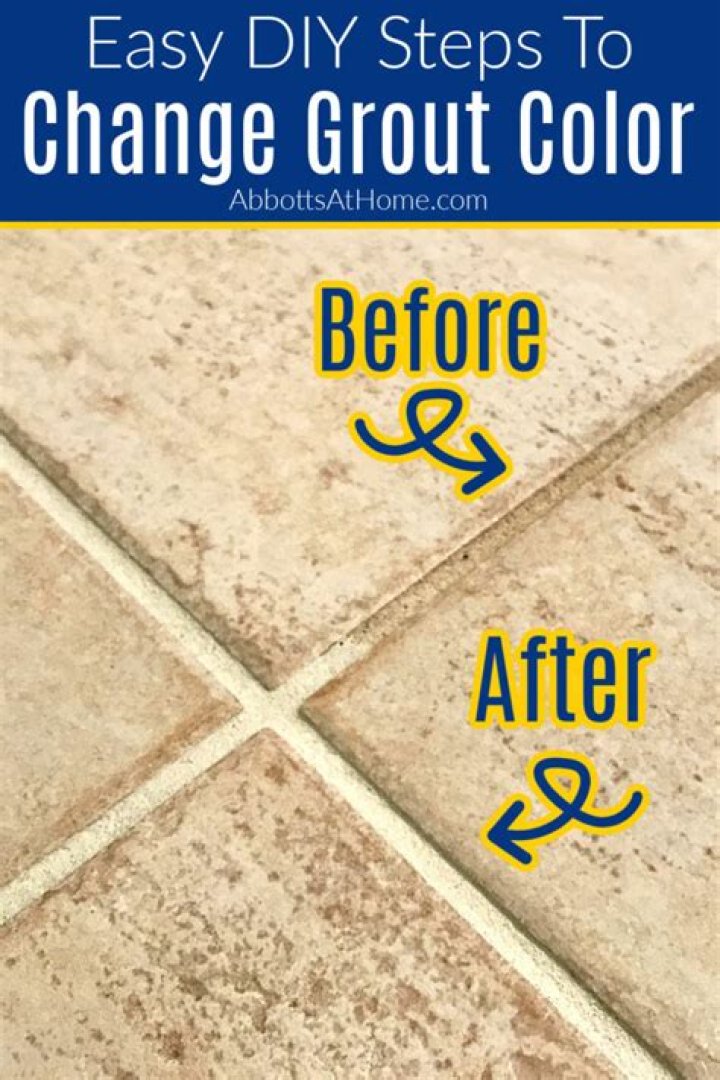 Does grout change color once dry