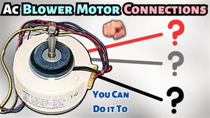 How do you change an AC blower motor