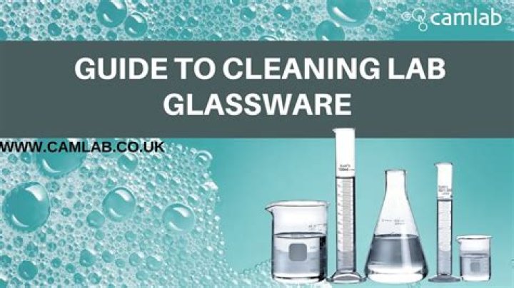 How do you clean dirty lab glassware