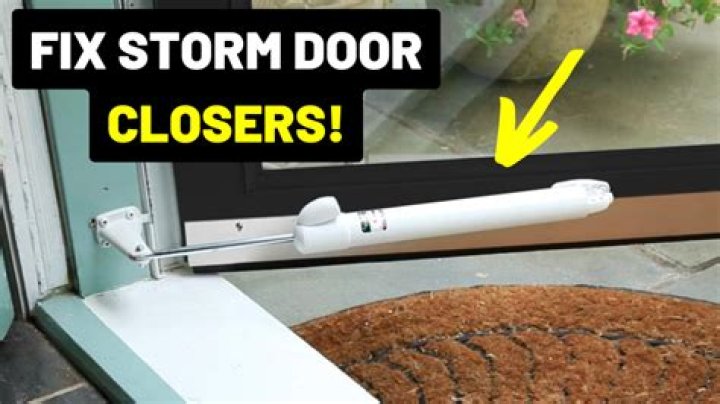 How do you close a Wright storm door