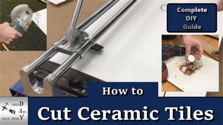 How do you cut ceramic mosaic sheets