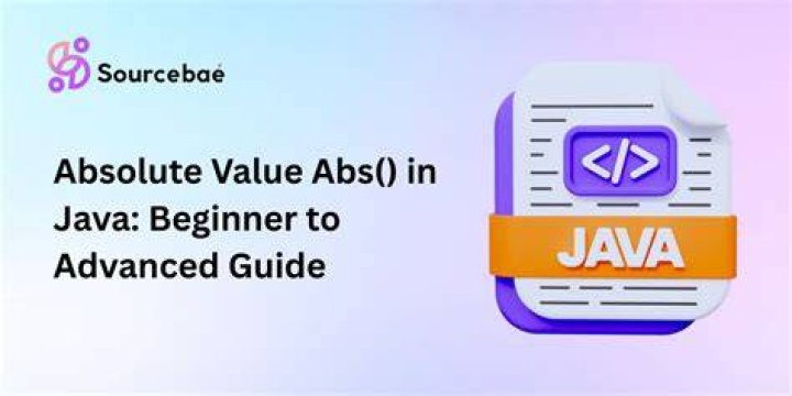 How do you do absolute value in Java
