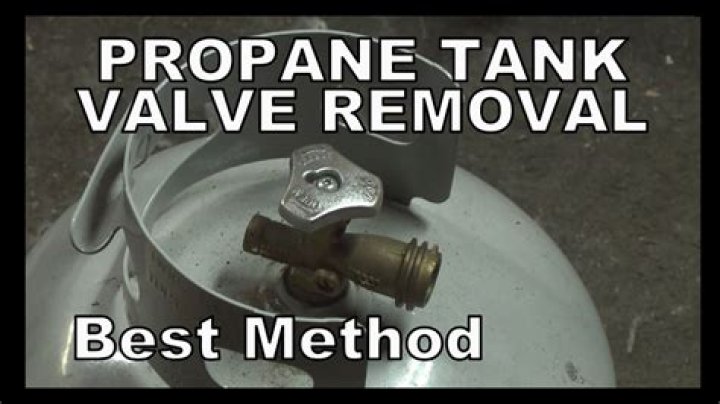 How do you drain an old propane tank
