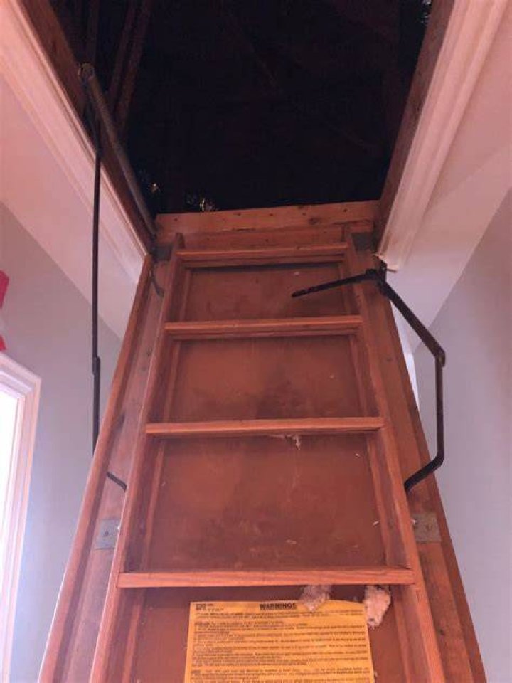 How do you fix a broken attic ladder