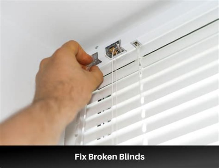 How do you fix a broken shutter slat