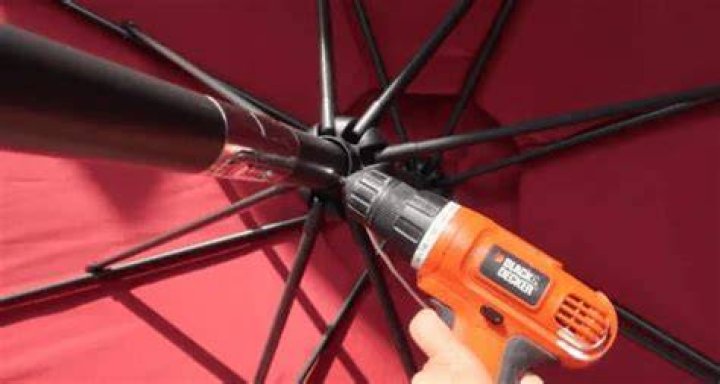 How do you fix a broken umbrella arm