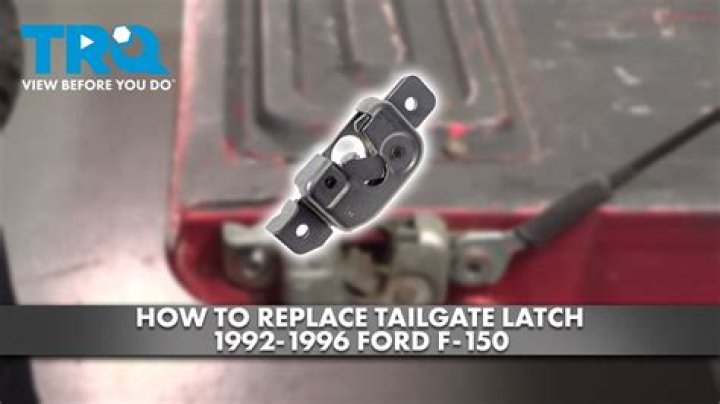 How do you fix a Ford tailgate latch