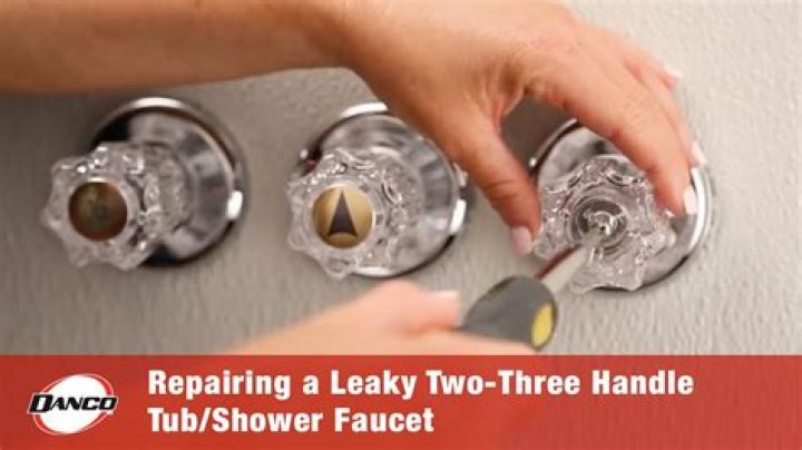 How do you fix a leaky shower handle