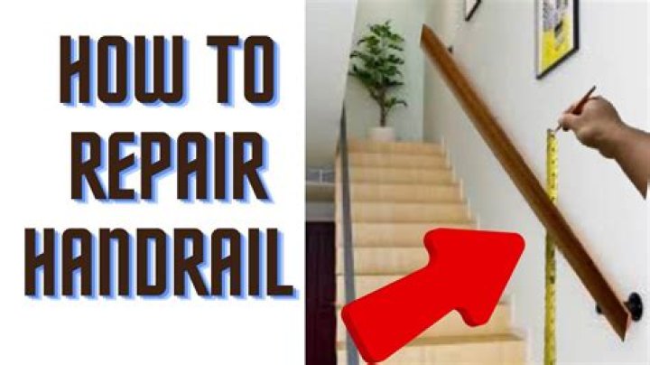 How do you fix a loose stair railing