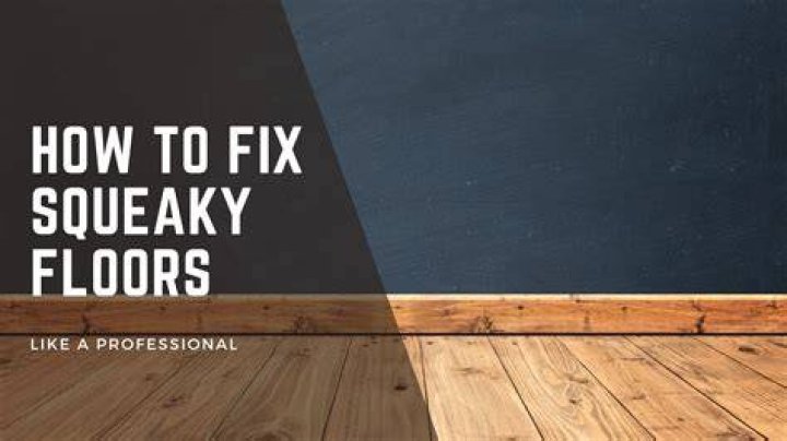 How do you fix a squeaky wooden deck