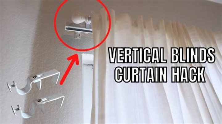 How do you fix a vertical blind hook