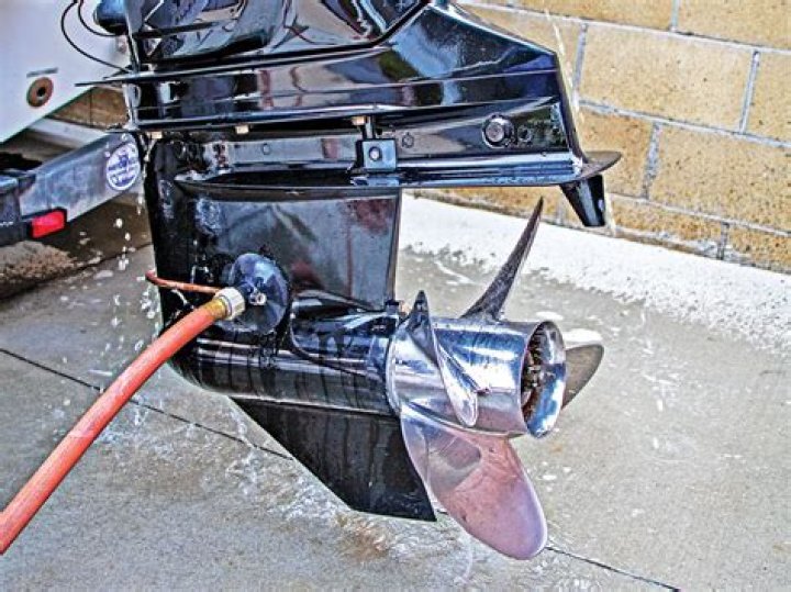 How do you flush a MerCruiser engine