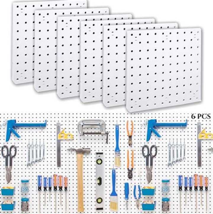 How do you hang a pegboard on a wall
