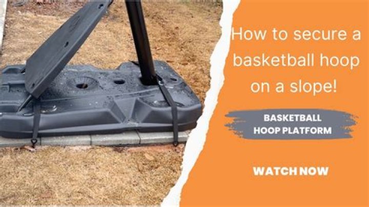 How do you install a basketball pole