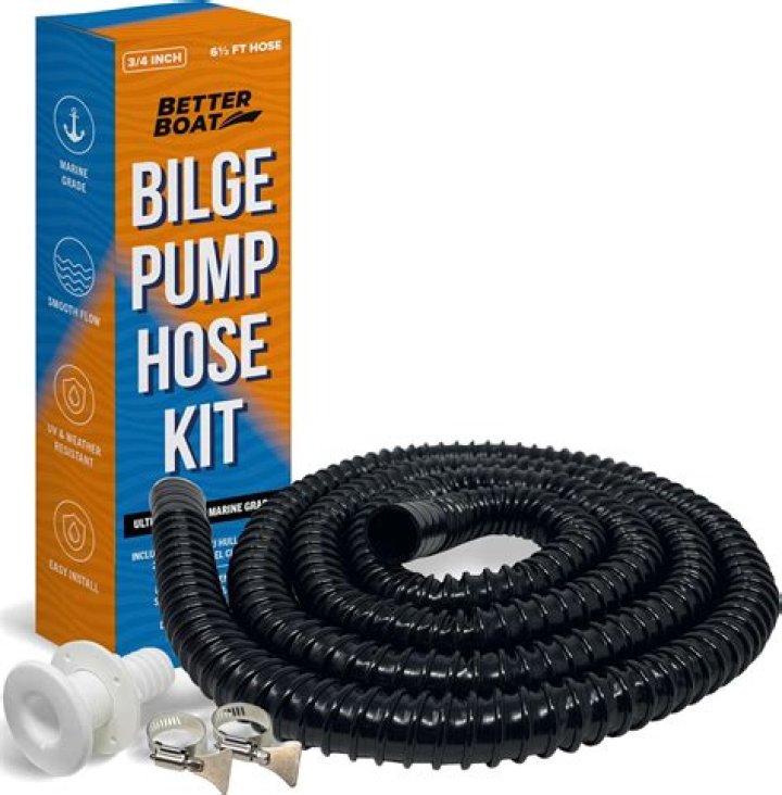 How do you install a bilge pump hose