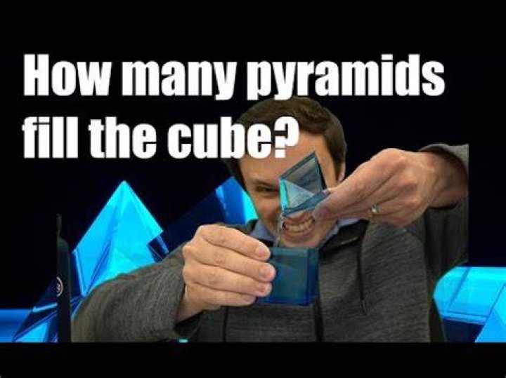 How many square pyramids fit in a cube
