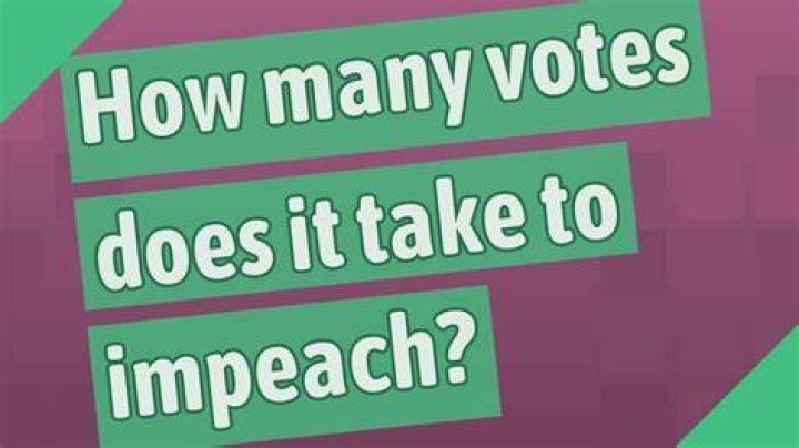 How many votes does it take to impeach